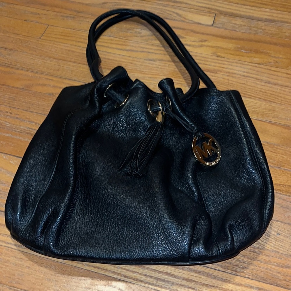 Michael Kors drawstring and tassel bag